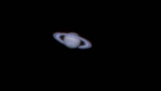 Saturn in SkyWatcher BD 200/1000 with Scopium CCD cam