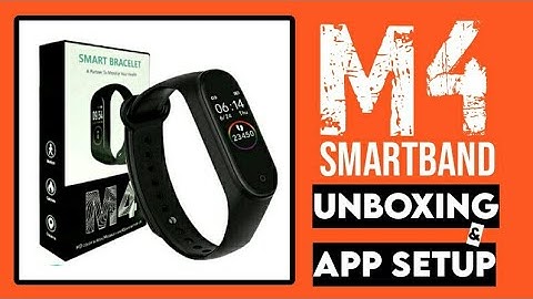 M4 SMART BAND || Unboxing and App Setup || FitPro