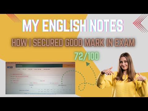 Bank Exams English Notes and Preparation l How to get good marks in ...