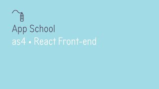 App School · Lesson #4 · Front-ends