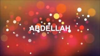 Joyeux Anniversaire Abdellah Youtube