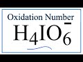Oxidation Numbers and Iodine Compounds
