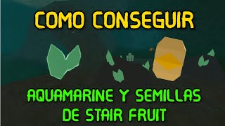 Como Conseguir Aquamarine Y Semillas De Stair Fruit / Islands / Roblox