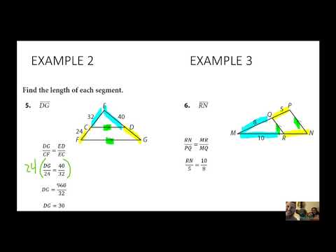 Geometry 12.1 Triangle Proportionality Theorem