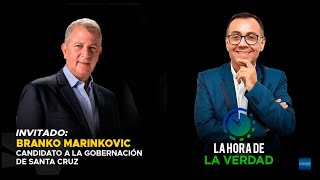 Entrevista con Branko Marinković, candidato a la Gobernación de Santa Cruz.