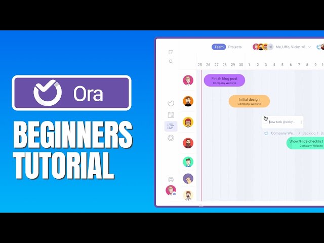 Ora Project Management tutorial For Beginners - How To Use  Ora Project Management class=
