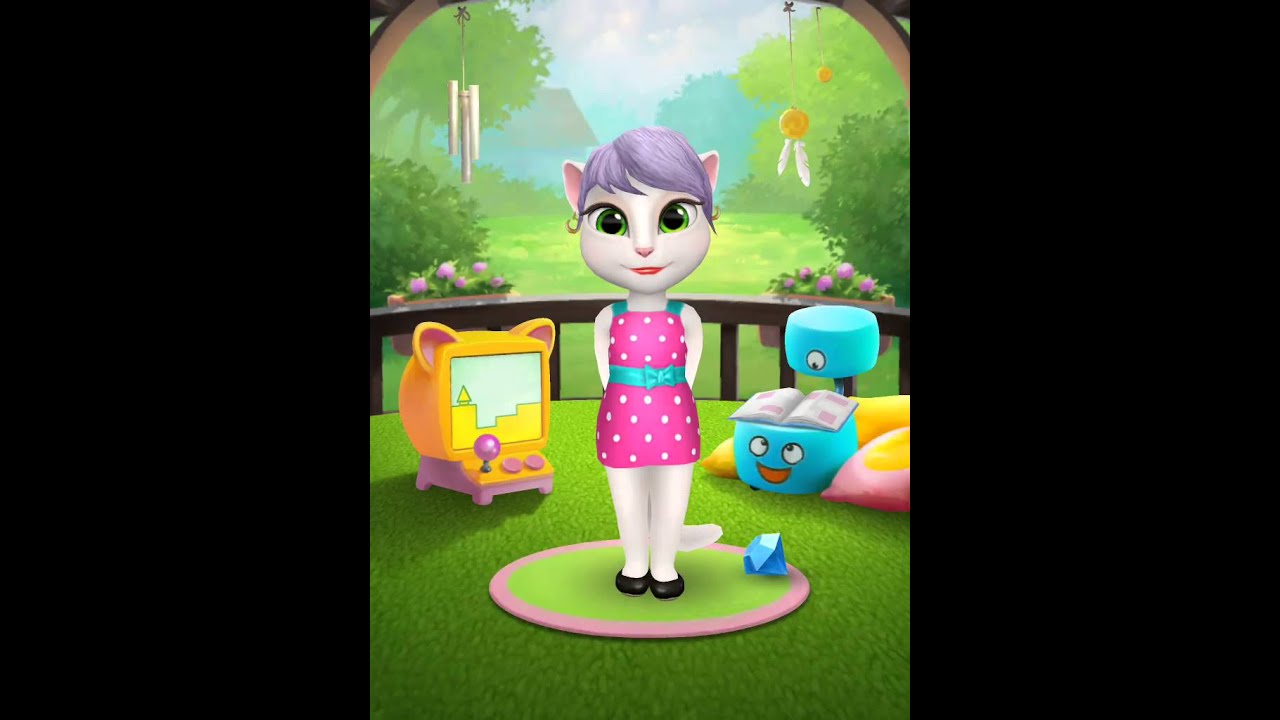 [My Talking Angela] The ghost Came and killed her. - YouTube