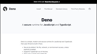 Introduction to Deno v1