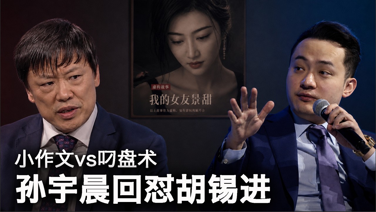 中美对标：妖妖酱：孙宇晨搬出“两亿男人”，胡锡进连发三篇高级黑？护景甜还是护主子？一个问豆包，一个问Claude