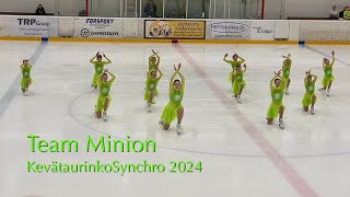 Team Minion - KevätaurinkoSynchro 2024 - Muodostelmaluistelu