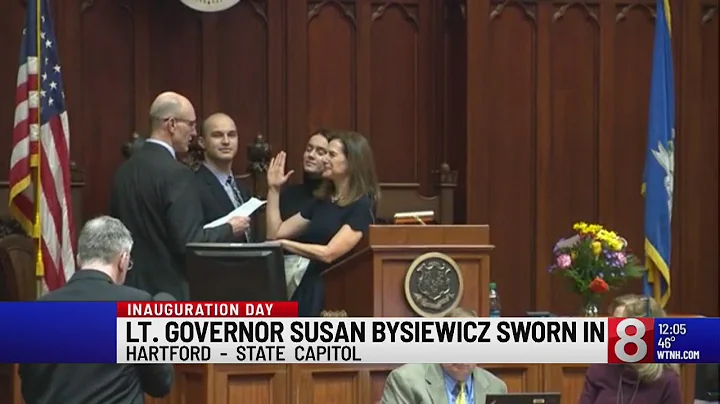 Susan Bysiewicz sworn in as lieutenant governor