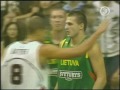 USA vs. Lithuania 2006 FIBA Basketball World Championship Exhibition FULL GAME Lithuanian Language
