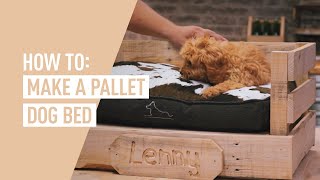 rustic dog bed ideas