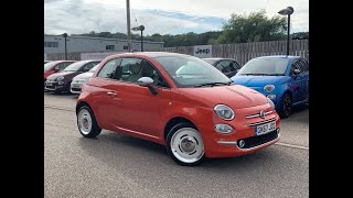 Fiat 500 1.2 Anniversario Manual in Orange - GK67JZG