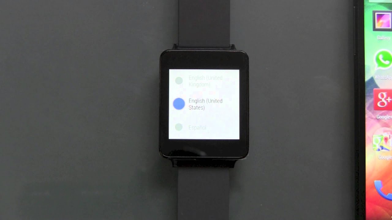 How To Reset The Lg G Watch Android Wear Youtube