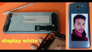 Samsung J6 No Display Graphics Backlight problem //Samsung Galaxy J6 Screen white