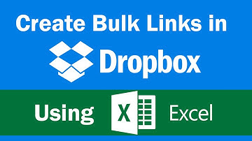 Create Multiple Bulk Dropbox link