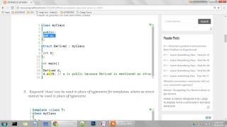 DIFFERENCE BETWEEN CLASS AND STRUCT IN C++