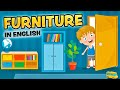 Furniture and appliances in english for kids and beginners