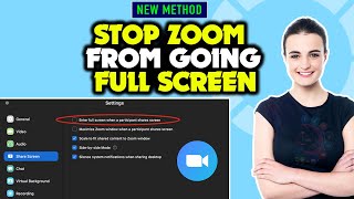 How to stop zoom from going full screen 2026 | Prevent Zoom Automatically Going Full Screen pc screenshot 1