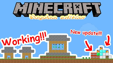 New minecraft algodoo update!