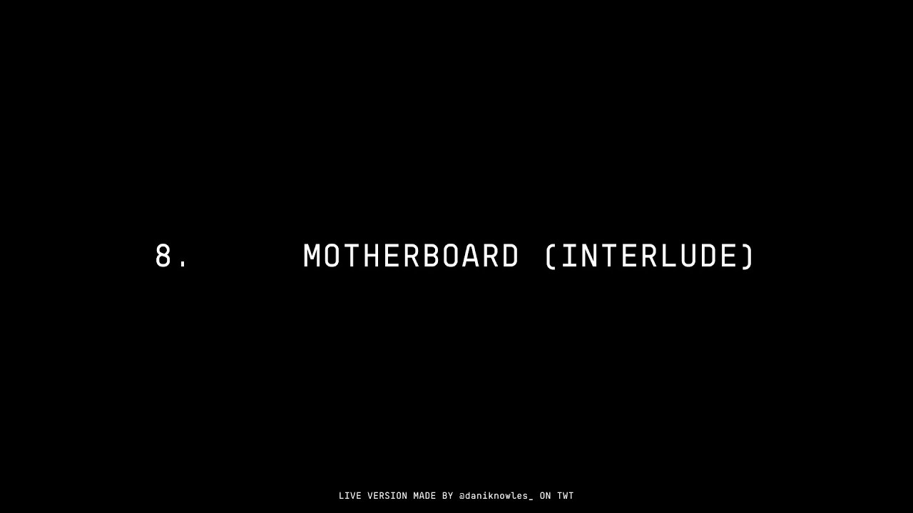 BEYONCÉ - MOTHERBOARD (INTERLUDE - RENAISSANCE WORLD TOUR: THE LIVE ...