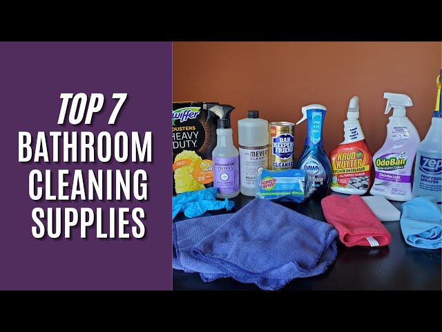 Best 7 Bathroom Cleaning Supplies Top Eco-friendly Bathroom Cleaning  Products 