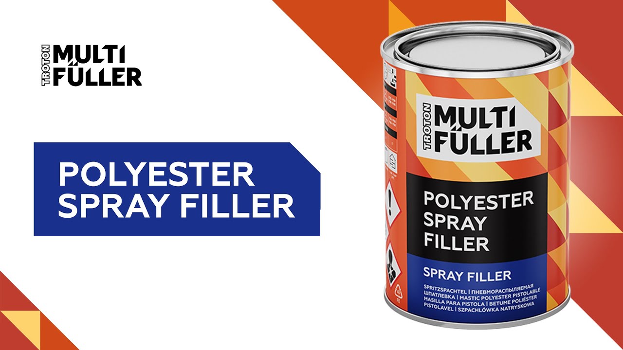 POLYESTER SPRAY FILLER Mastic polyester pistolable Multi Füller