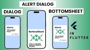 Flutter Dialogs |  Flutter Alerts | Flutter BottomSheets