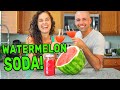 Making Fermented WATERMELON SODA with a Ginger Bug Starter and MINT