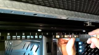 Cage nut installation