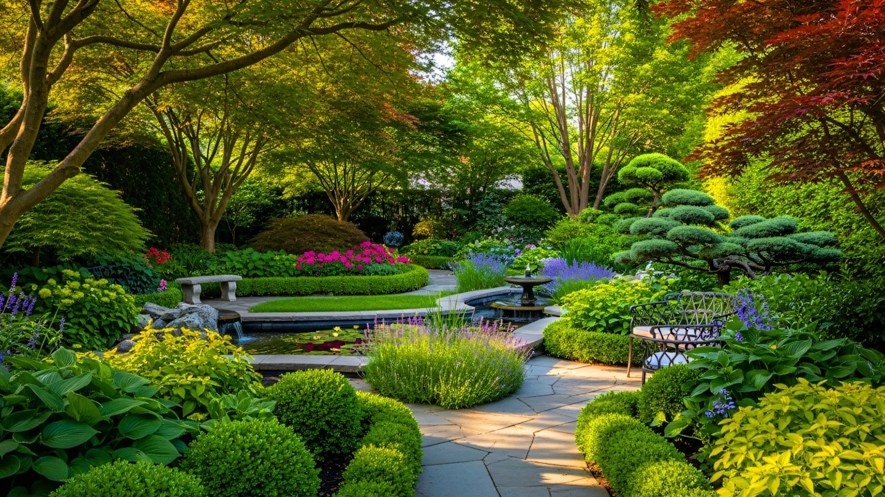 Elegant Backyard & Frontyard Paradise 🌿 | Ultimate Relaxing Garden Tour 🍃
