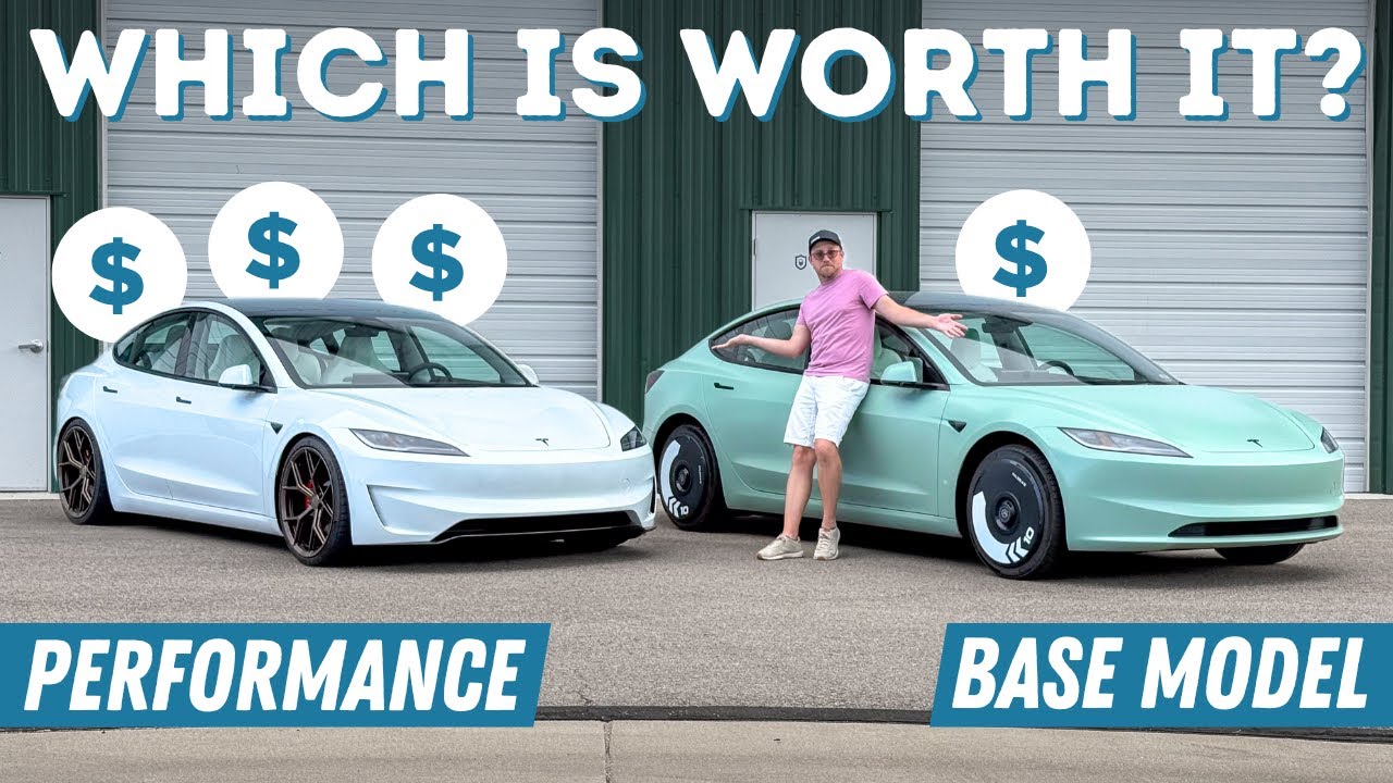 2025 Tesla Model 3 Buyer's Guide! From Base LR RWD to Performance