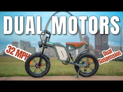 Dual Motor E-bike For Around $1000 Is Fast // Jansno X60 Review