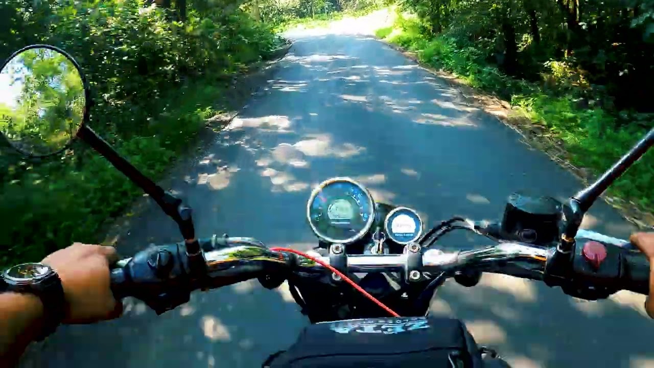 Epic ASMR Solo Royal Enfield Meteor Ride Through the Enchanted Jungle | Relaxation & Adventure