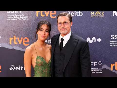 Brad Pitt & GF Ines de Ramon Heat Up Red Carpet in Spain for ‘Heart of the Beast'