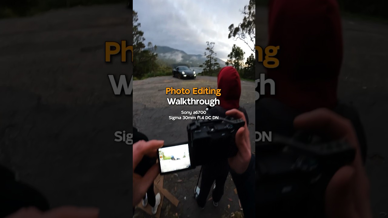 Car Photo Editing Walkthrough - GT3 RS Sunrise Shot (Sony a6700 + Sigma 30mm f1.4)