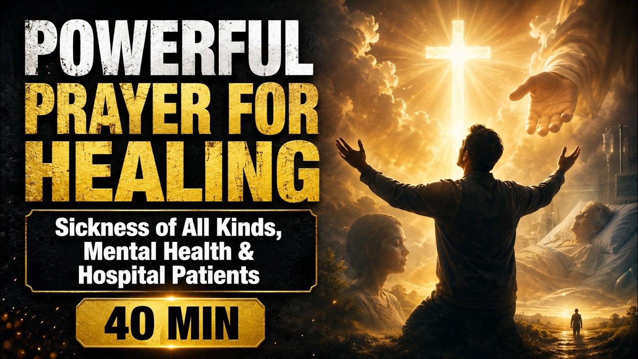 POWERFUL Prayer for Healing: Sickness of All Kinds, Mental Health & Hospital Patients (40 Min)