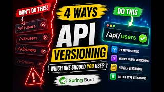 4 Spring Boot API Versioning Strategies… But Most Developers Use the Wrong One