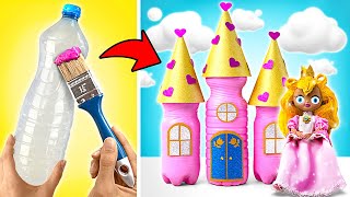 EASY DIY! Princess Peach's Transformation & Magical Castle Build ✨