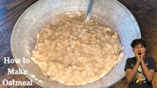 How To Make Oatmeal With Brown Sugar