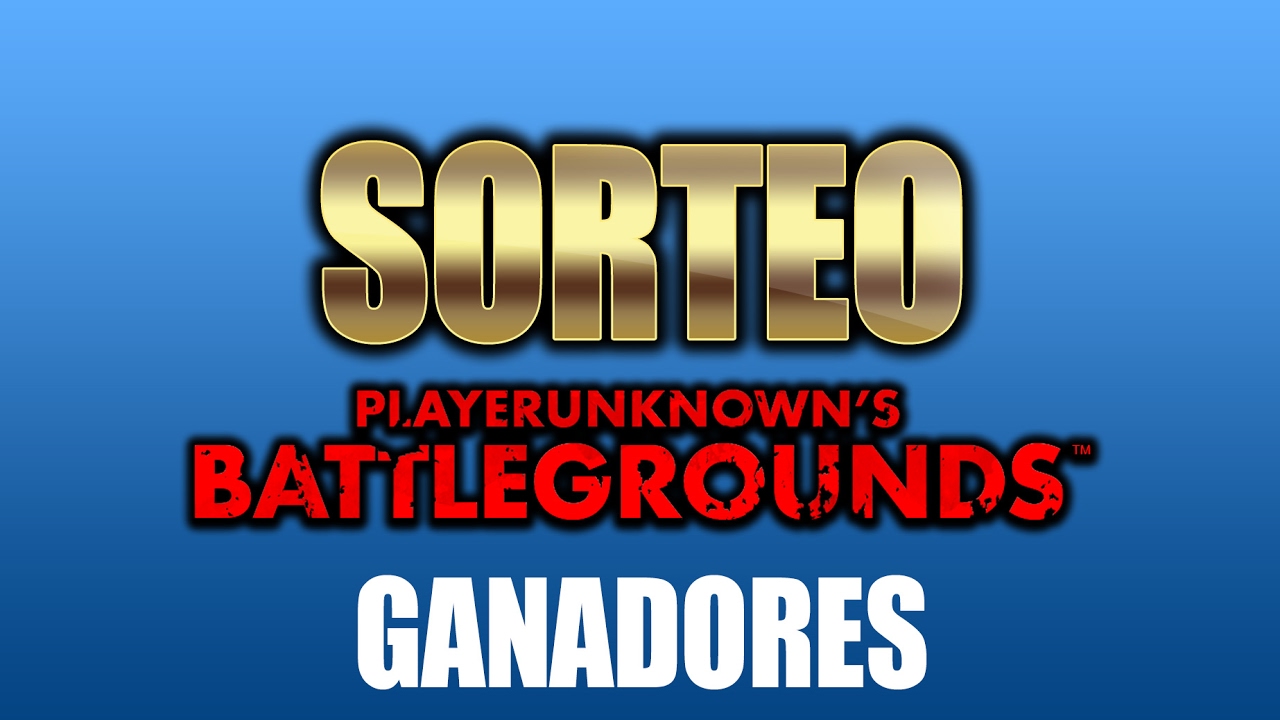 GANADORES: SORTEO DE 20 KEY! PLAYERUNKNOWN'S BATTLEGROUNDS ...