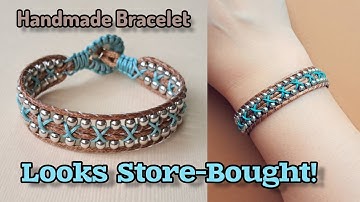 DIY Stunning Beaded Macrame Bracelet | Looks Totally Store-Bought‼️