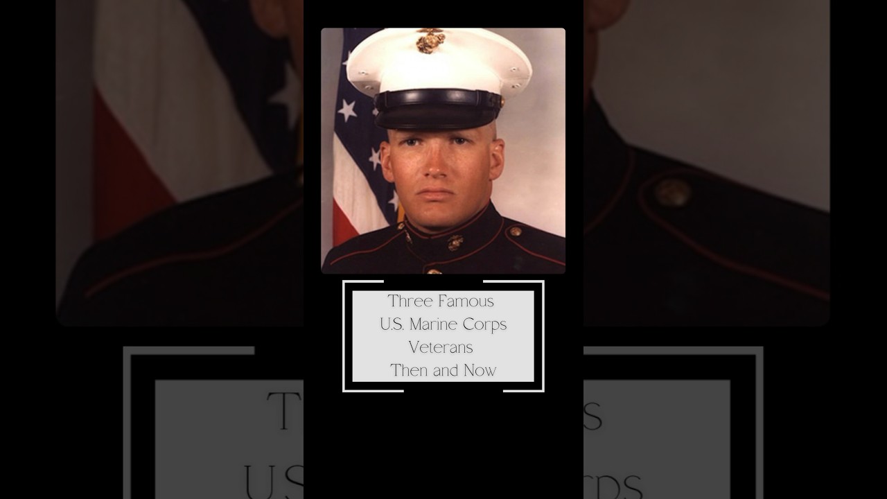 3 famous U.S. Marine Corps veterans then and now 