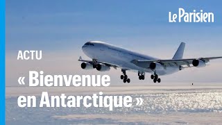 Un Airbus A340 se pose en Antarctique, une première historique critiquée sur les réseaux