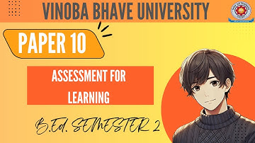 Assessment for learning B.Ed. sem 2 VBU Paper 10 Unit 6 Standard Deviation