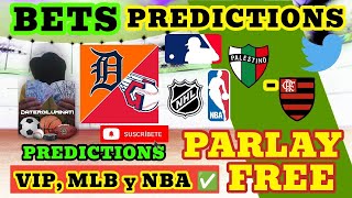 Free predictions and bets for today May 7 free parley MLB and Libertadores