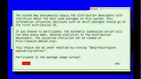 Debian GNU.Linux installation in text mode.flv
