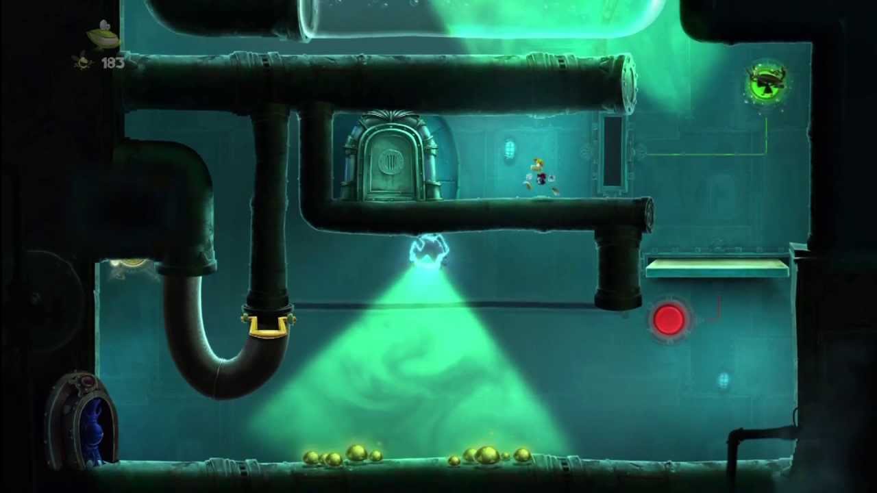 Rayman Legends (1080i HD) Walkthrough Part 44 The Deadly Lights YouTube