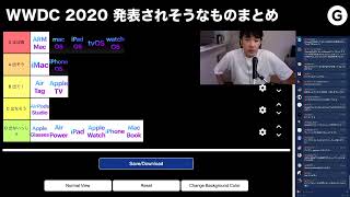 WWDC2020直前！ 発表されそうなものまとめライブ